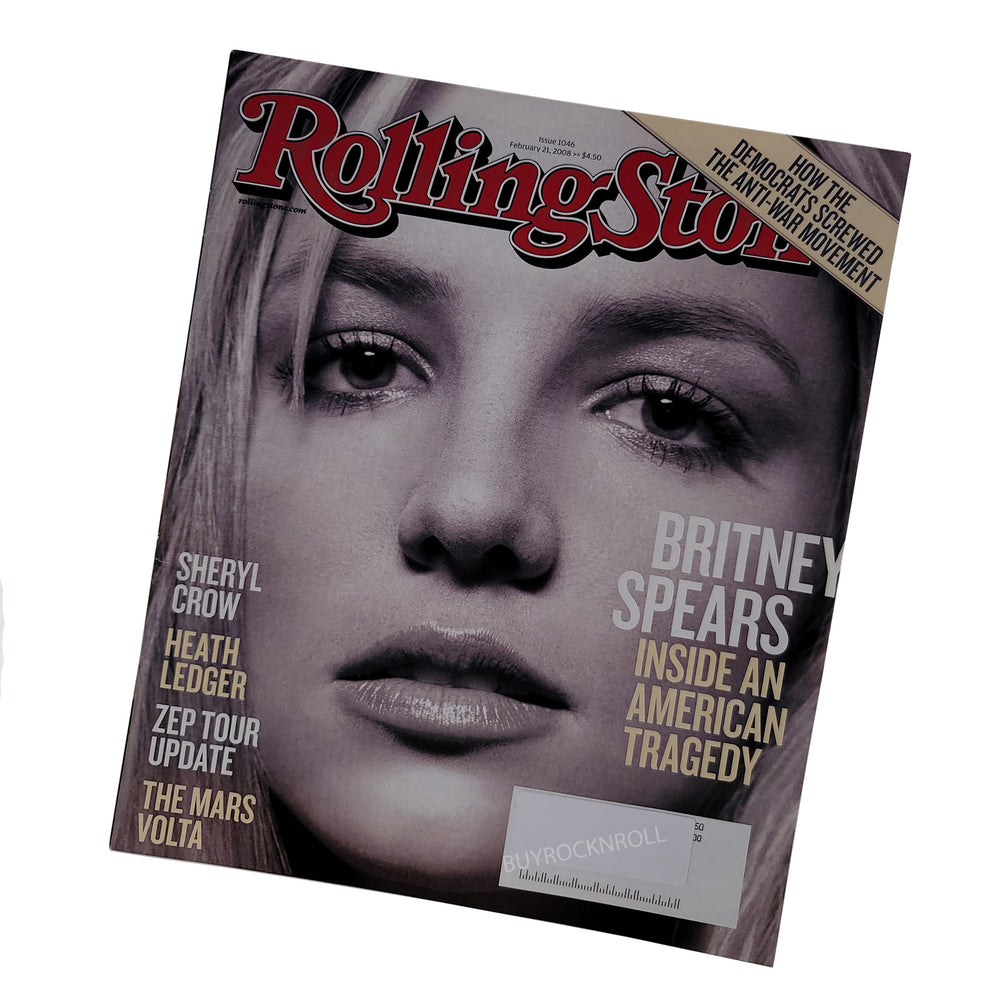 Tragedy of Britney Spears Collectible Rolling Stone Magazine February 21 2008 #1046