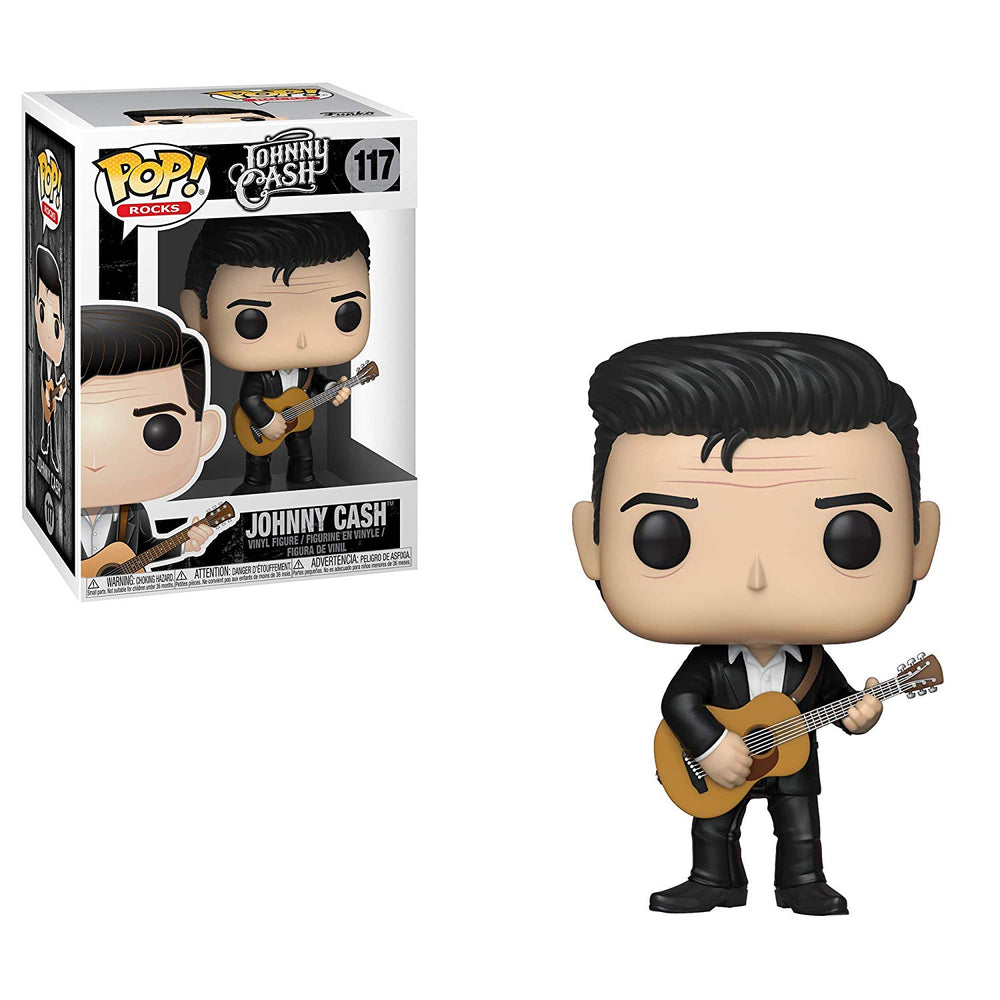 Johnny Cash Collectible Handpicked 2018 Funko Pop! Rocks Man In Black Figure Set