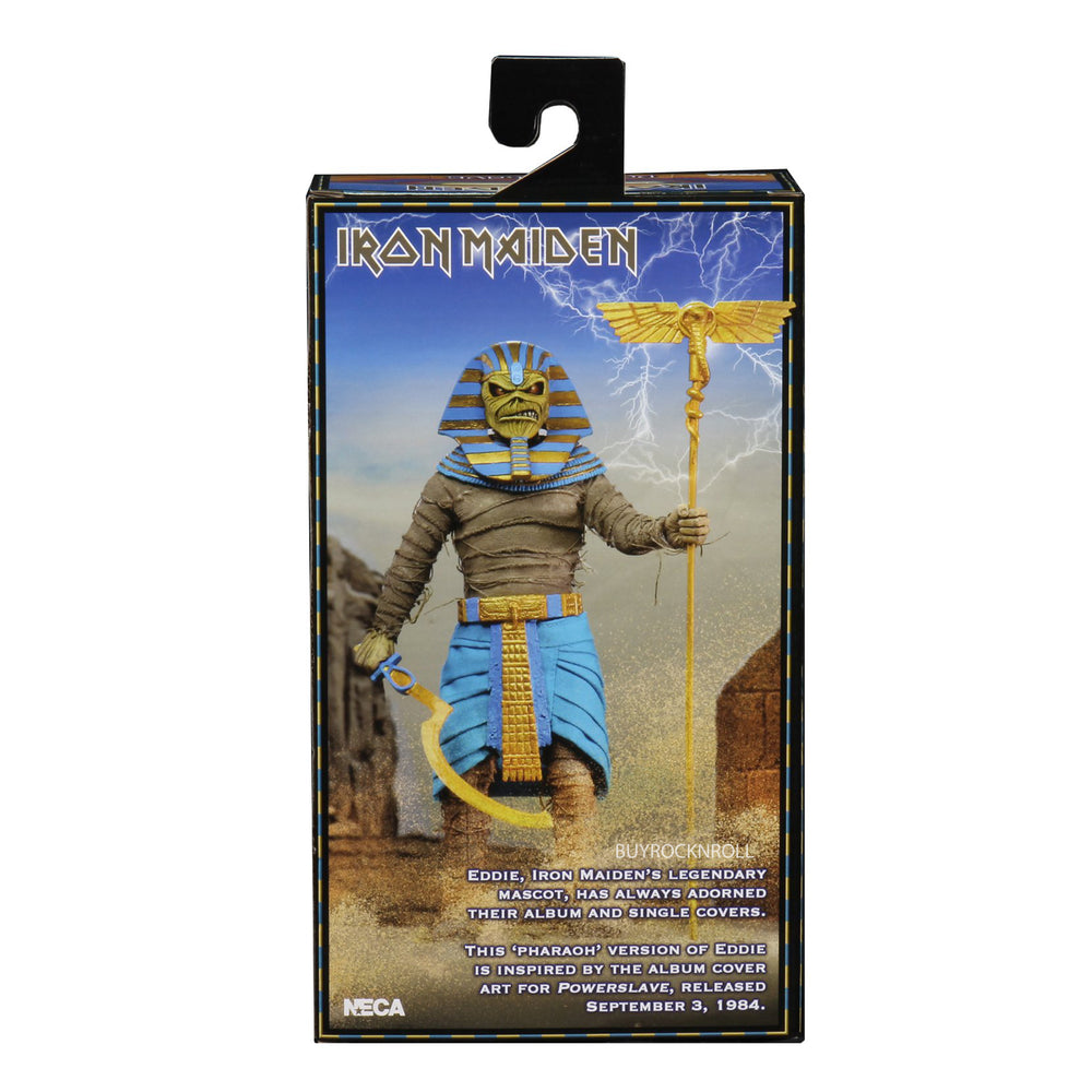 SOLD OUT! Iron Maiden Collectible 2020 Neca Powerslave Pharaoh Eddie 8-inch Clothed Figure