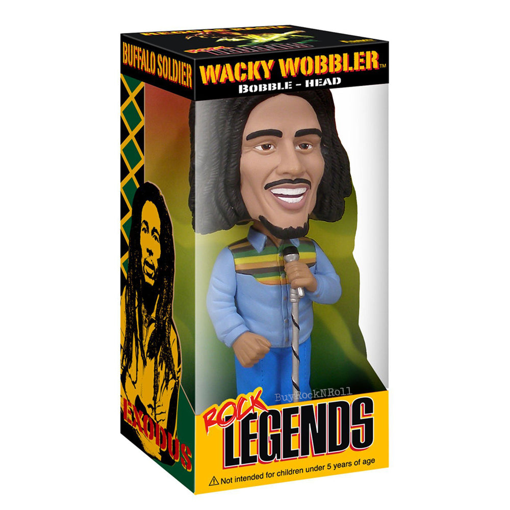 SOLD OUT! Bob Marley Rare Collectible 2009 Funko Rock Legends Buffalo Soldier Wacky Wobbler