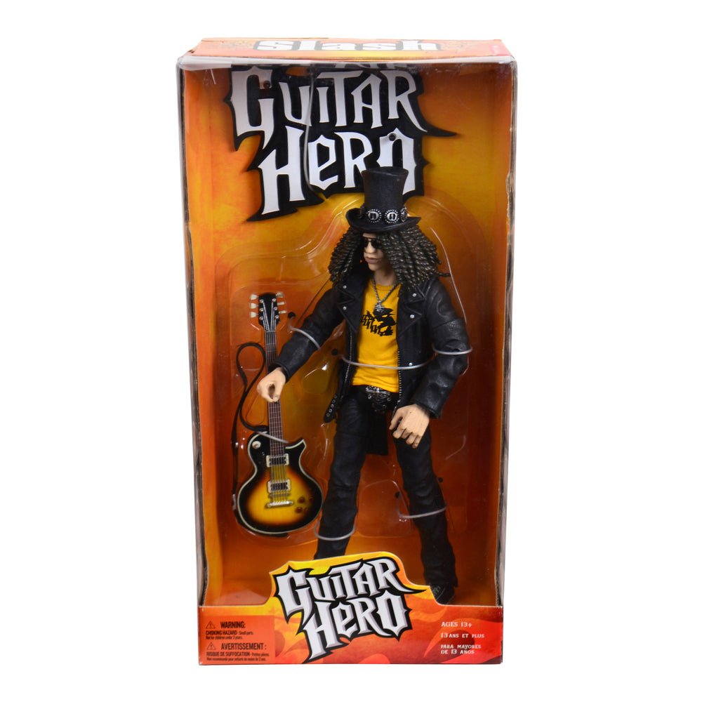 SOLD OUT! Guns N Roses Collectible 2007 McFarlane Toys Guitar Hero GNR Slash 10 inch Figure