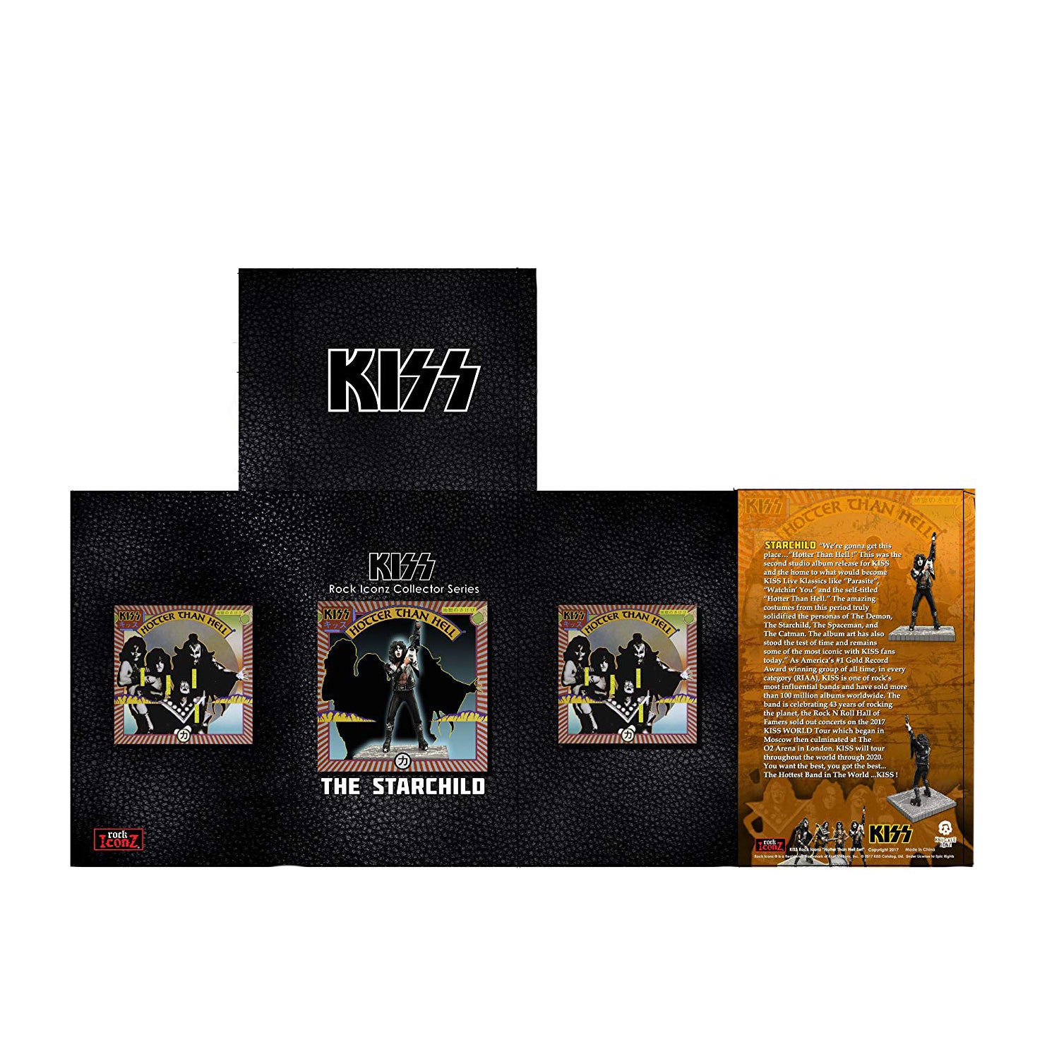 KISS Collectible 2017 KnuckleBonz Rock Iconz Alive Gene Simmons Demon Statue Low Number #37