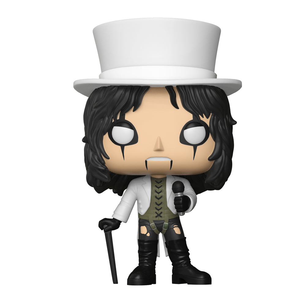 Alice Cooper Handpicked 2018 Funko Pop! Rocks White Top Hat Vinyl Figure