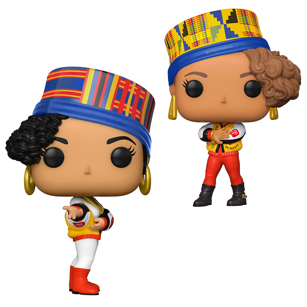 Salt-N-Pepa 2020 Funko Pop! Rocks Handpicked Figure Set in Protector Displays