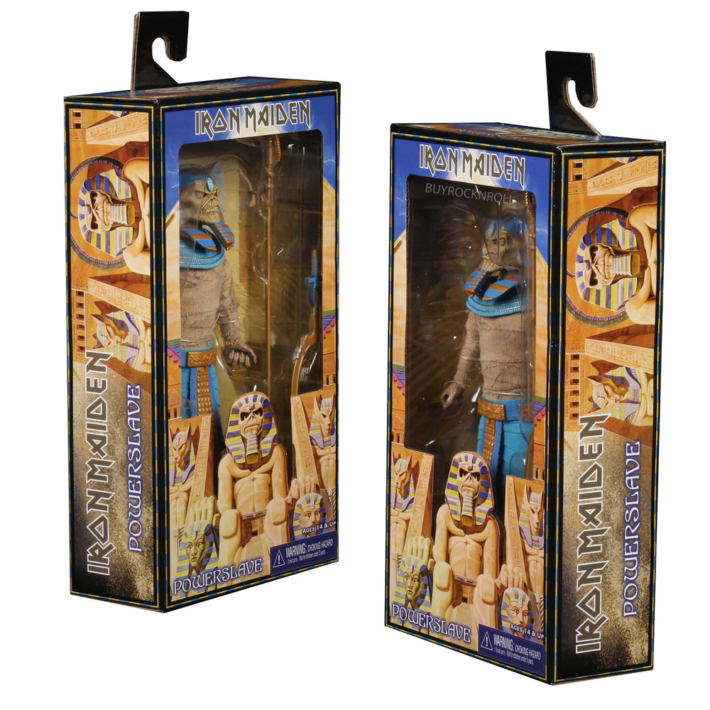 SOLD OUT! Iron Maiden Collectible 2020 Neca Powerslave Pharaoh Eddie 8-inch Clothed Figure