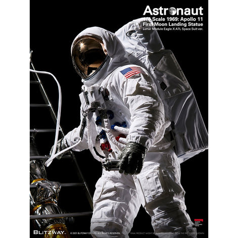 SOLD OUT! Apollo 11 Collectible 2021 Blitzway 1/4 Scale 1969 Astronaut Moon Landing Statue