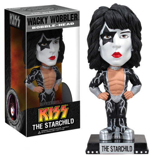 SOLD OUT! KISS Collectible: 2011 Funko Paul Stanley Starchild Wacky Wobbler Bobble Figure