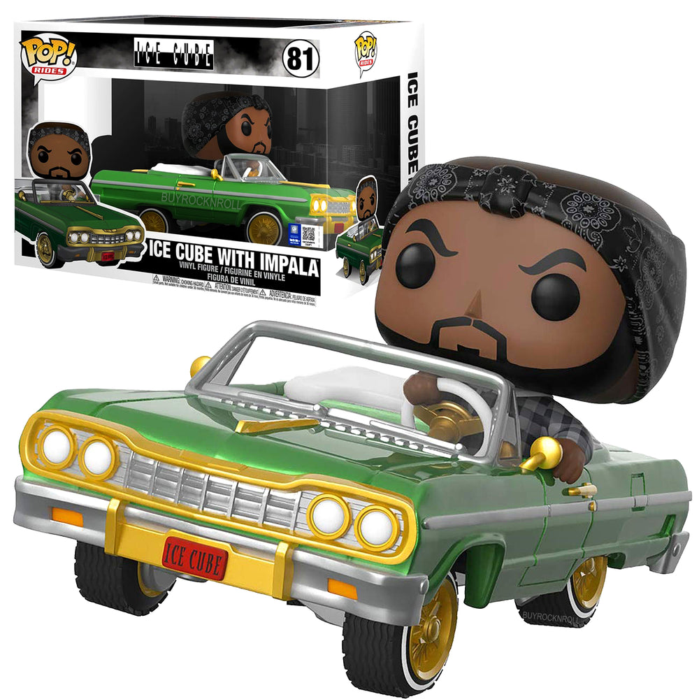 SOLD OUT! Ice Cube Collectible 2020 Handpicked Funko Pop! Rides Ice Cube Figure with Impala Vinyl Vehicle
