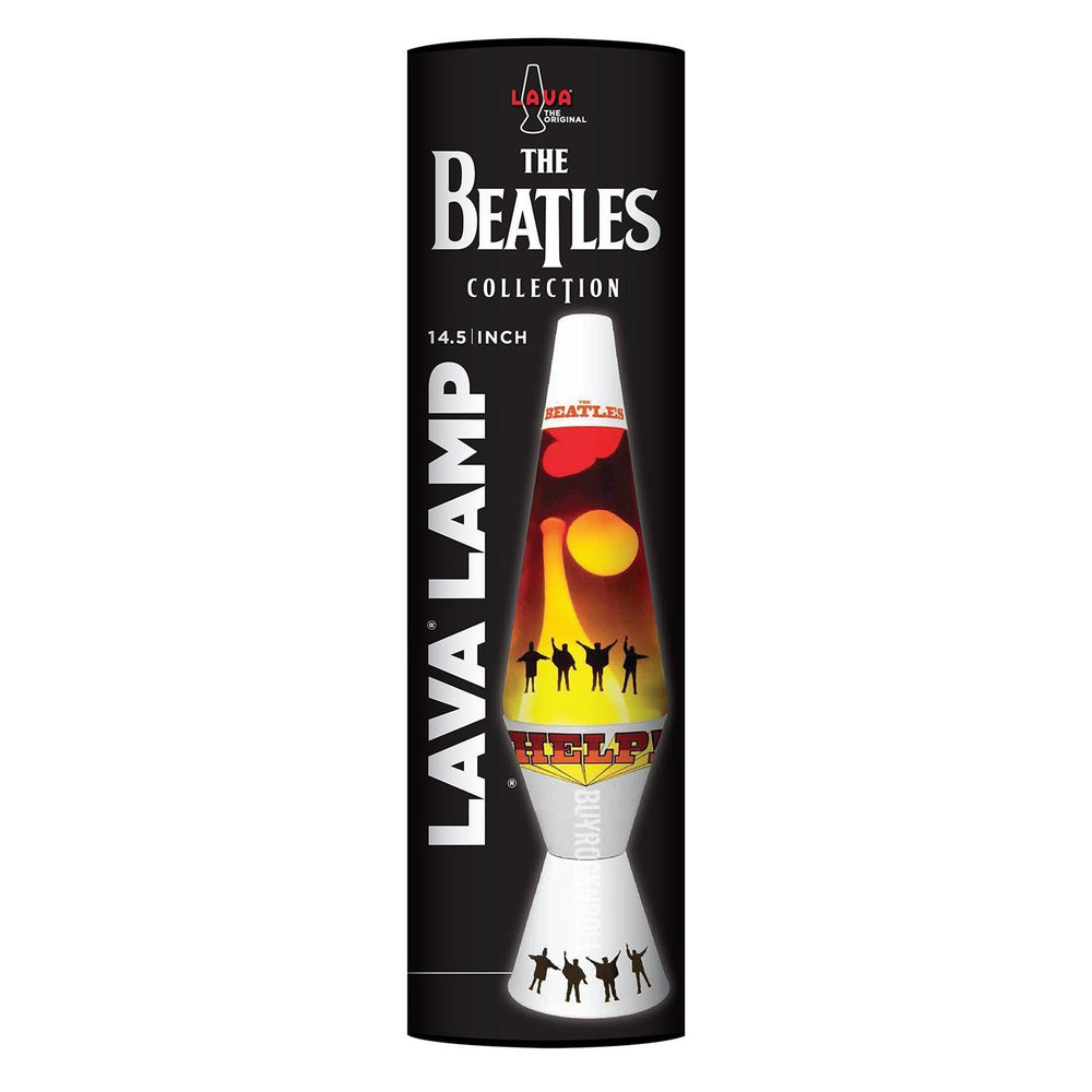Rare Beatles Collectible 2015 Lava Lite The Beatles HELP! Lava Lamp -USA Voltage