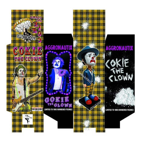 SOLD OUT! !NOFX Fat Mike 2019 Aggronautix Cokie The Clown Throbblehead -Numbered Box Only