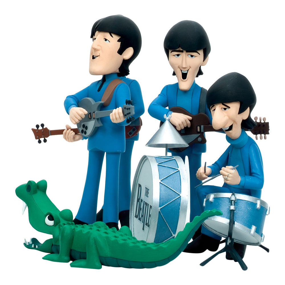 The Beatles Collectible 2004 McFarlane Animated Cartoon Figures & Stage Box Set