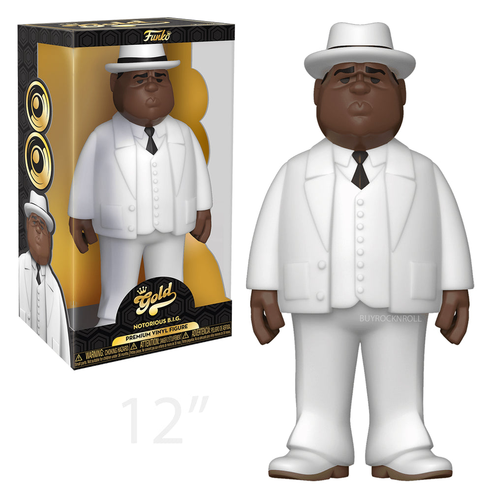 Notorious B.I.G. Collectible Handpicked 2021 Funko Gold Premium Vinyl Figures - 5 " & 12" Set