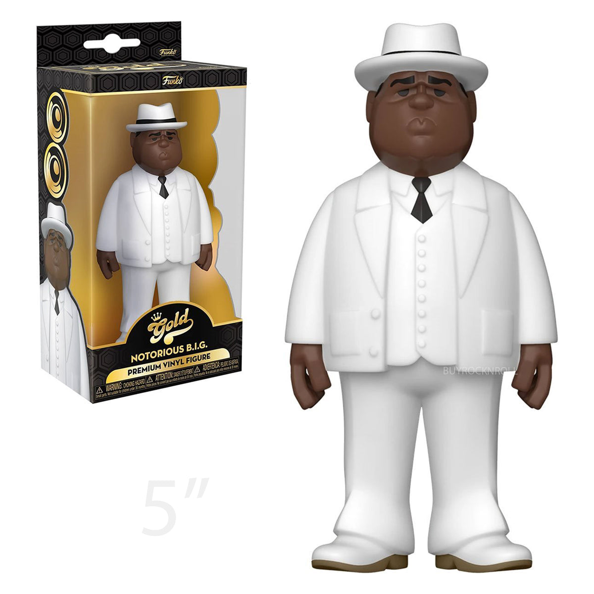 Notorious B.I.G. Collectible Handpicked 2021 Funko Gold Premium Vinyl Figures - 5 