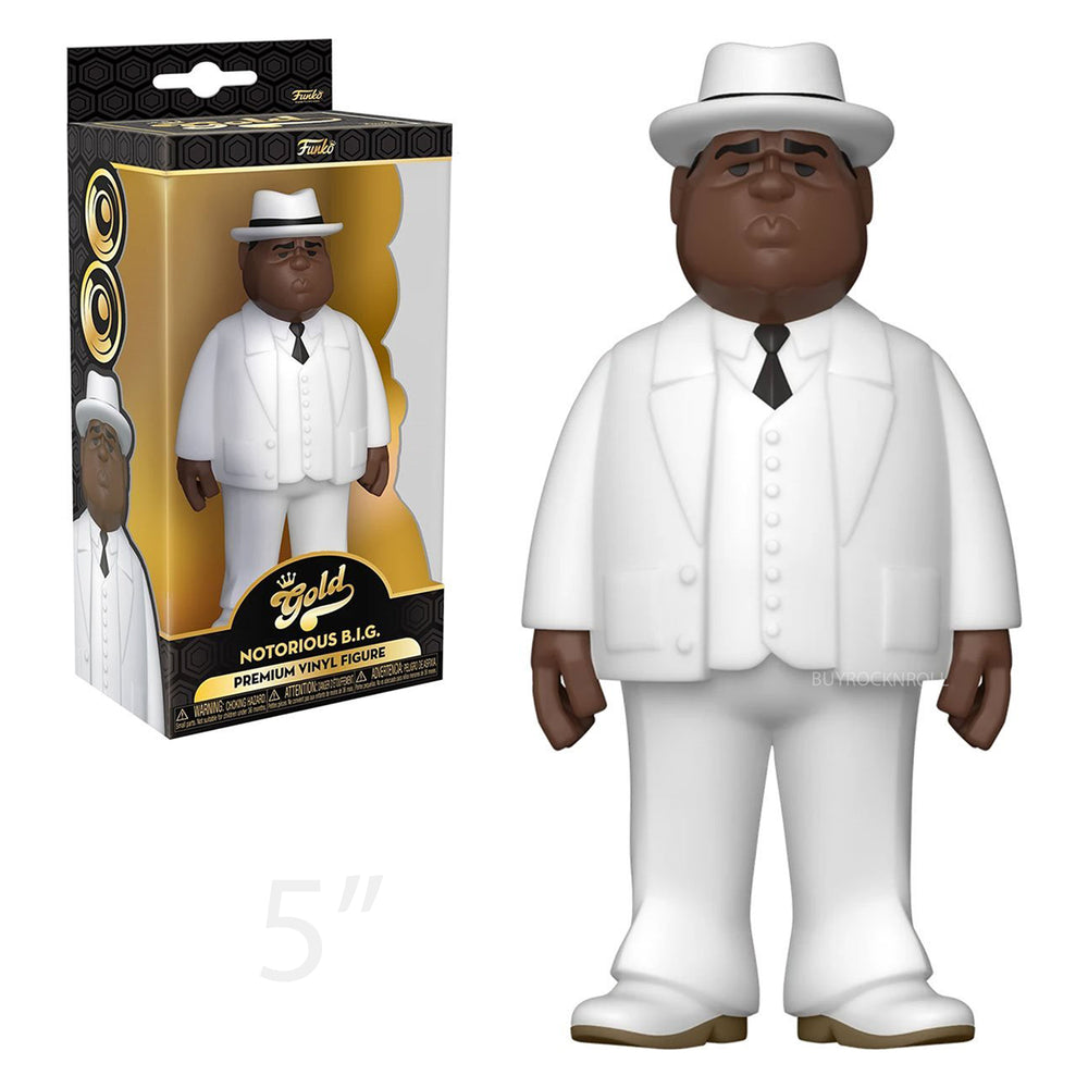 Notorious B.I.G. Collectible Handpicked 2021 Funko Gold Premium Vinyl Figures - 5 " & 12" Set