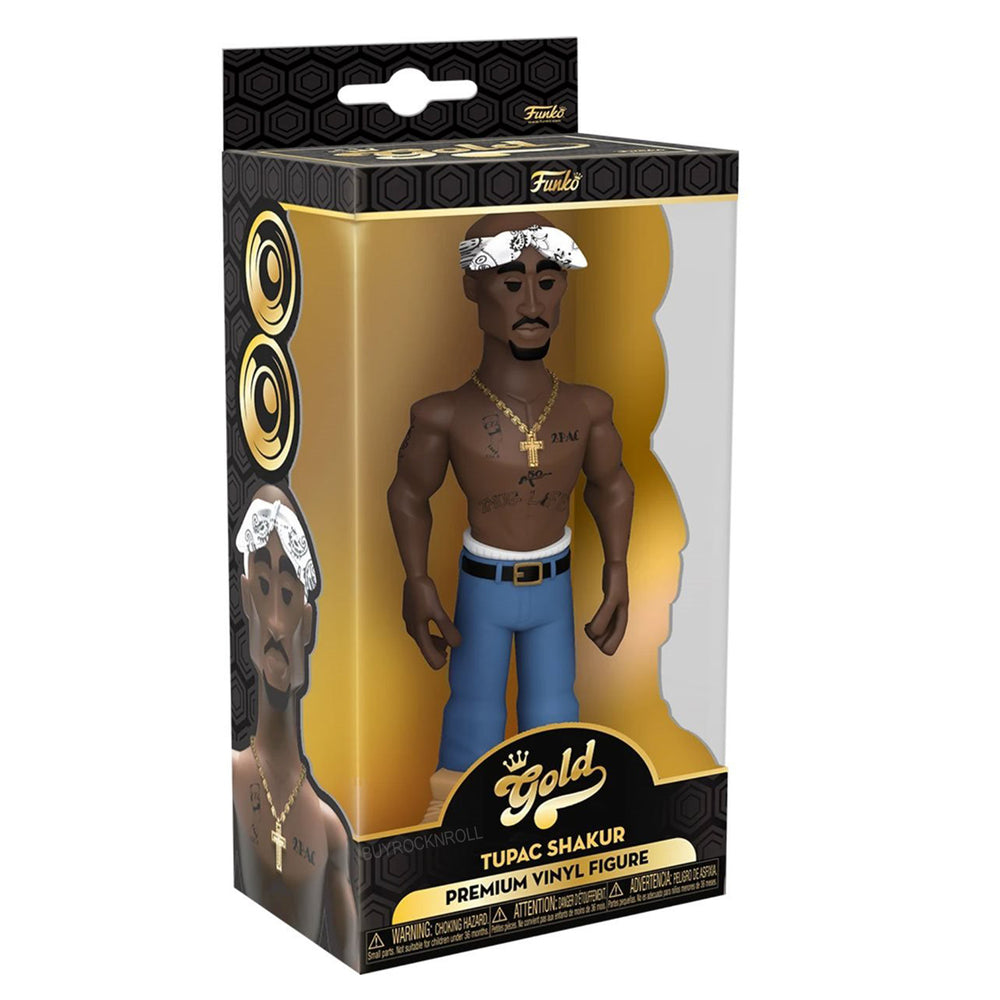 Tupac Shakur Collectible 2021 Handpicked Funko Gold Premium Vinyl 5" Figure