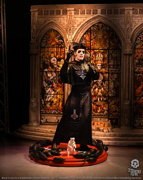 Ghost Collectible 2021 KnuckleBonz Cardinal Copia Variants (Bundle of 2) Rock Iconz Statue Set