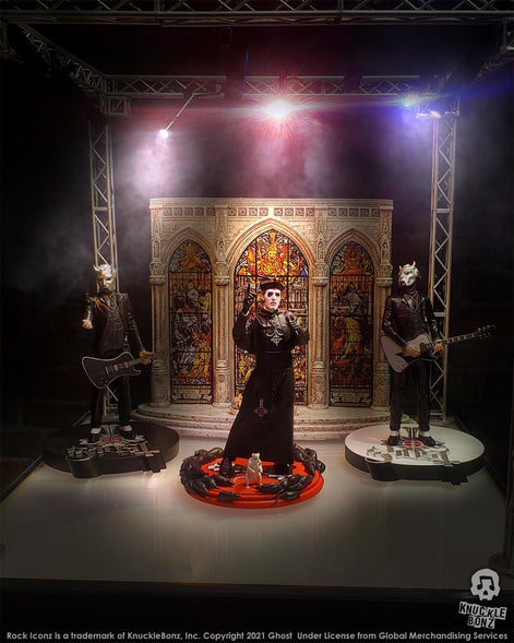Ghost Collectible 2021 KnuckleBonz Cardinal Copia Variants (Bundle of 2) Rock Iconz Statue Set