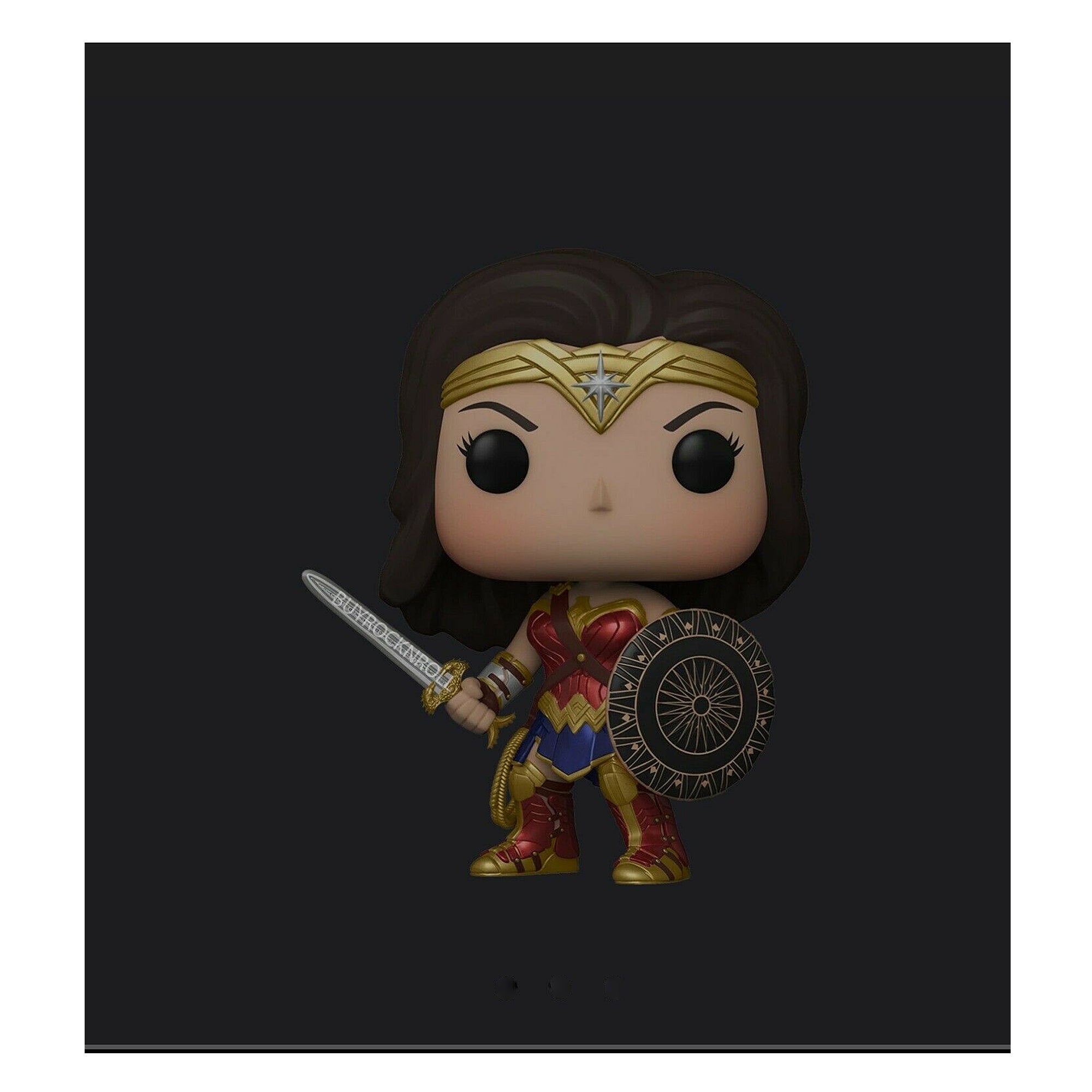 Wonder Woman Collectible 2022 Funko Shop Exclusive Pop! Die-Cast DC Comics Figure w/ Sword & Shield