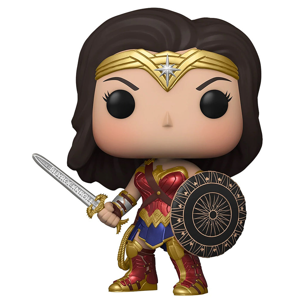 Wonder Woman Collectible 2022 Funko Shop Exclusive Pop! Die-Cast DC Comics Figure w/ Sword & Shield