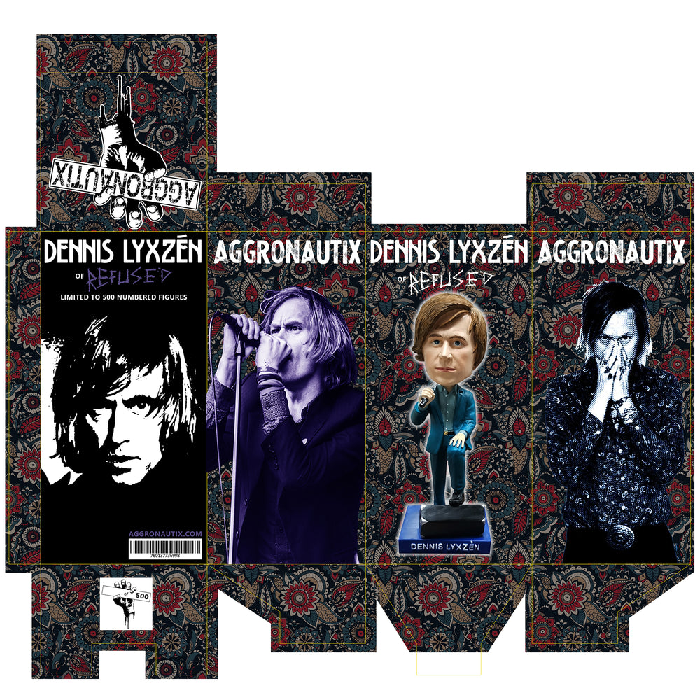 Refused Collectible 2021 Aggronautix Dennis Lyxzén Limited Edition Throbblehead
