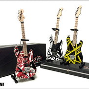 Eddie Van Halen Collectible Black & White VH1 Eddie Van Halen Mini Guitar Replica