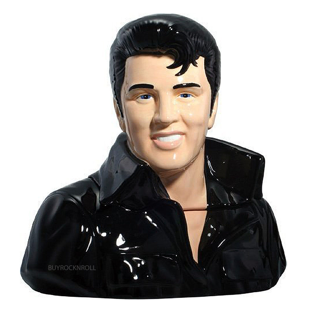 Elvis Presley Collectible 2007 Vandor "68' Comeback" Bust Cookie Jar Limited Edition #6/2400