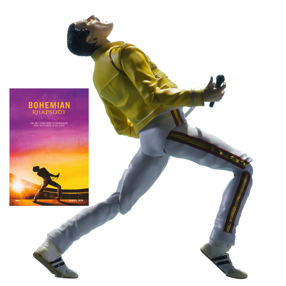 Queen Collectible 2016 Tamashii Nations Bandai SH Figuarts Freddie Mercury Figure
