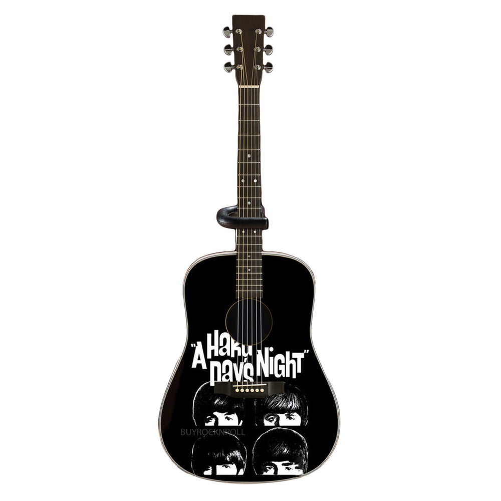 Fab Four Collectible A Hard Day's Night Tribute Mini Acoustic Guitar-Radio Days