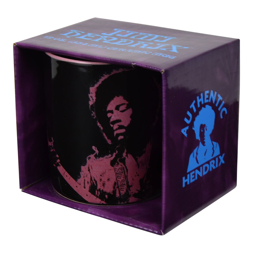 Jimi Hendrix Collectible 2011 Vandor Authentic Jimi Hendrix Purple Haze 12 oz Mug
