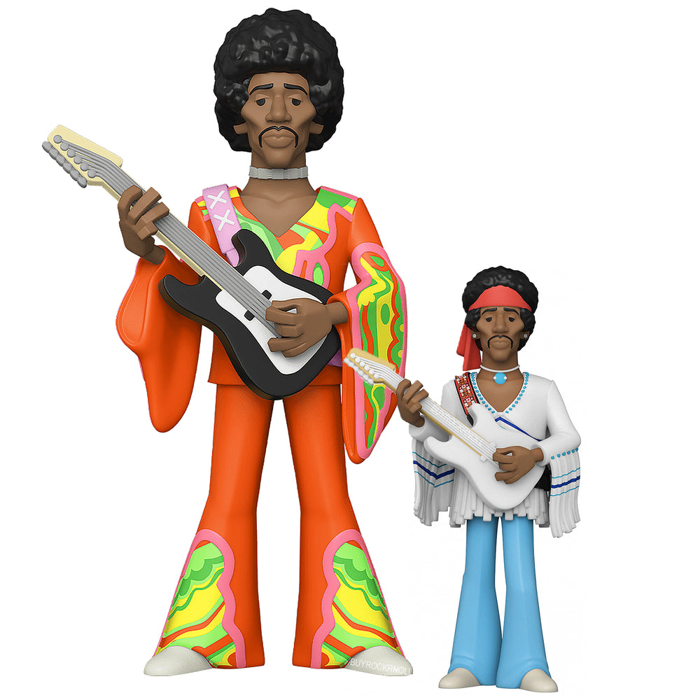 Jimi Hendrix Collectible 2022 Funko 12 &5 Inch Premium Gold Vinyl Figures