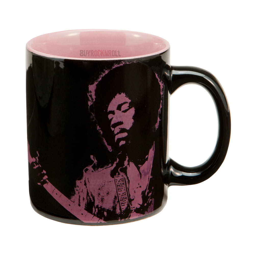Jimi Hendrix Collectible 2011 Vandor Authentic Jimi Hendrix Purple Haze 12 oz Mug