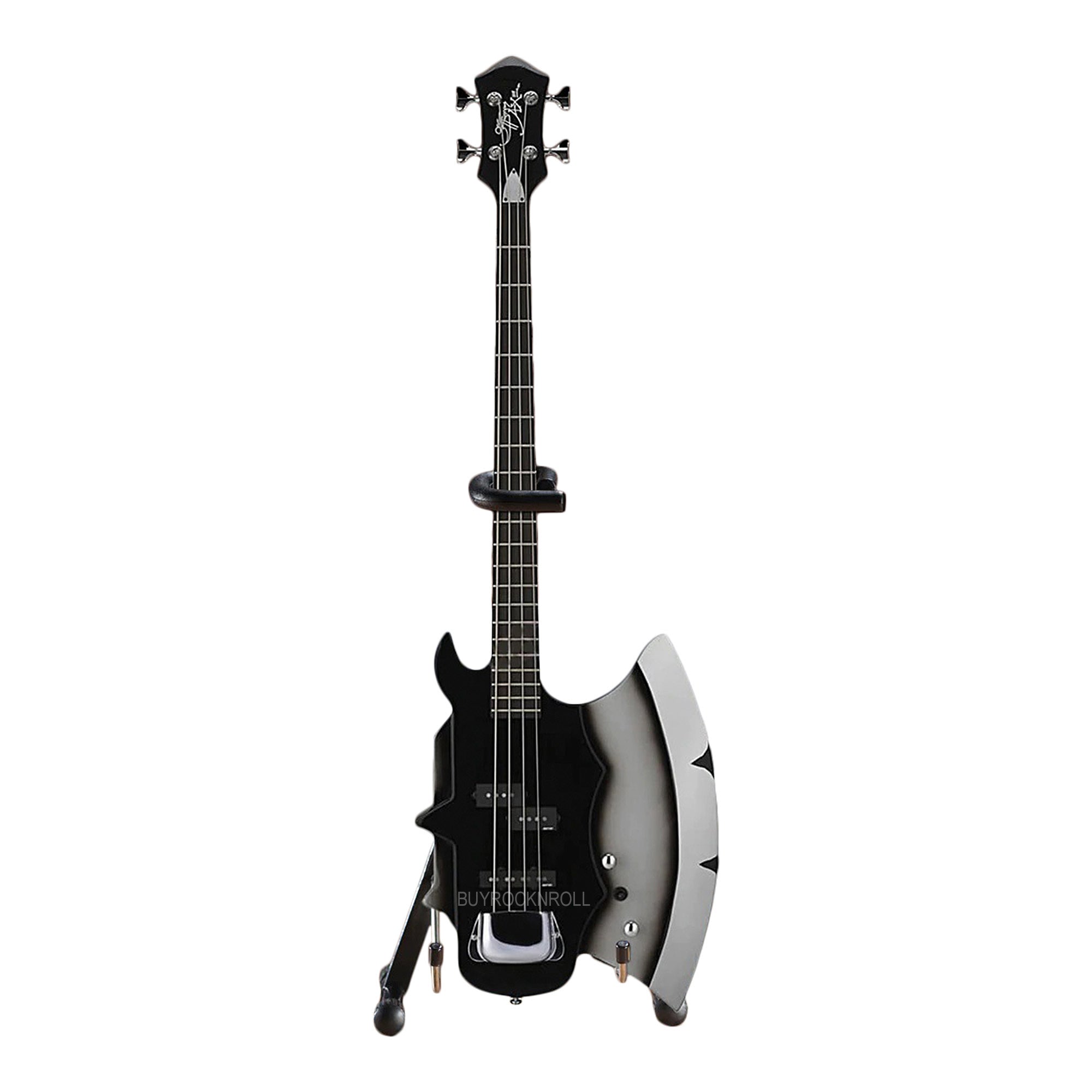 KISS Collectible Axe Heaven Gene Simmons Signature AXE Bass Mini Guitar Model in Collectors Packaging