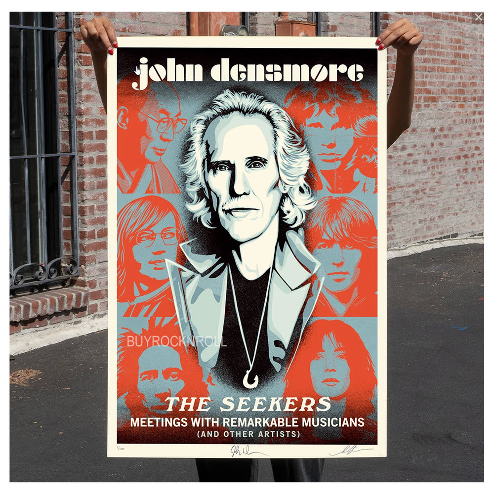 The Doors Collectible 2020 John Densmore Screen 24x 38 Print Limited Edition #133/1000