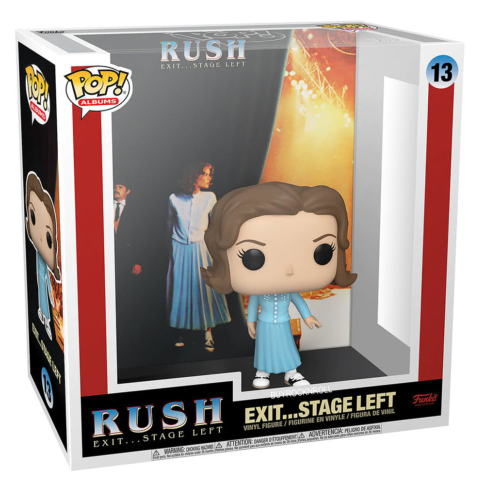 Rush Collectible 2022 Handpicked Funko Pop Albums #13 Exist Stage Left Geddy Lee/Neil Peart/ Alex Lifeson