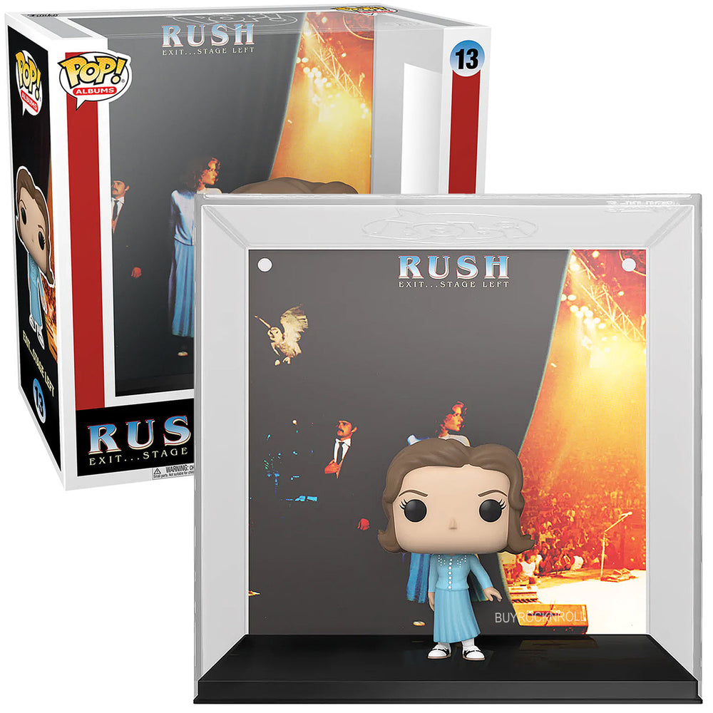 Rush Collectible 2022 Handpicked Funko Pop Albums #13 Exist Stage Left Geddy Lee/Neil Peart/ Alex Lifeson