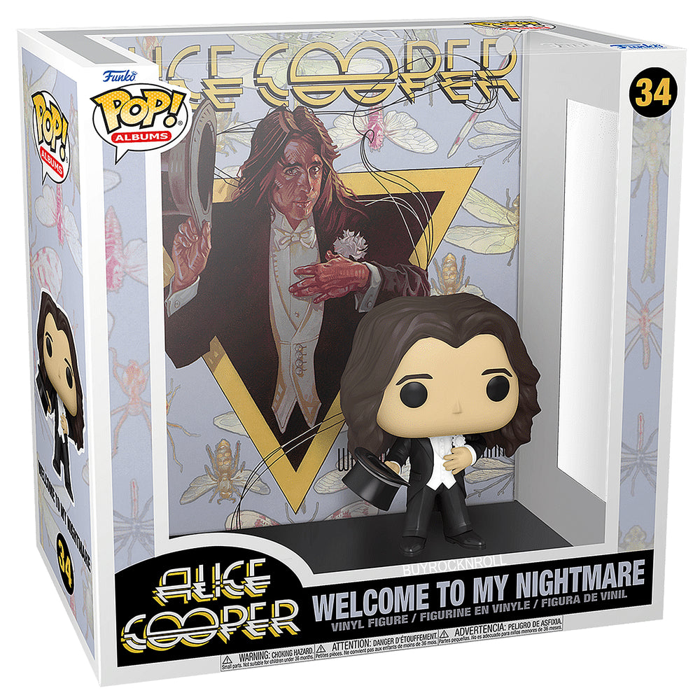Alice Cooper 2022 Funko Handpicked Welcome To My Nightmare Pop! Albums #34