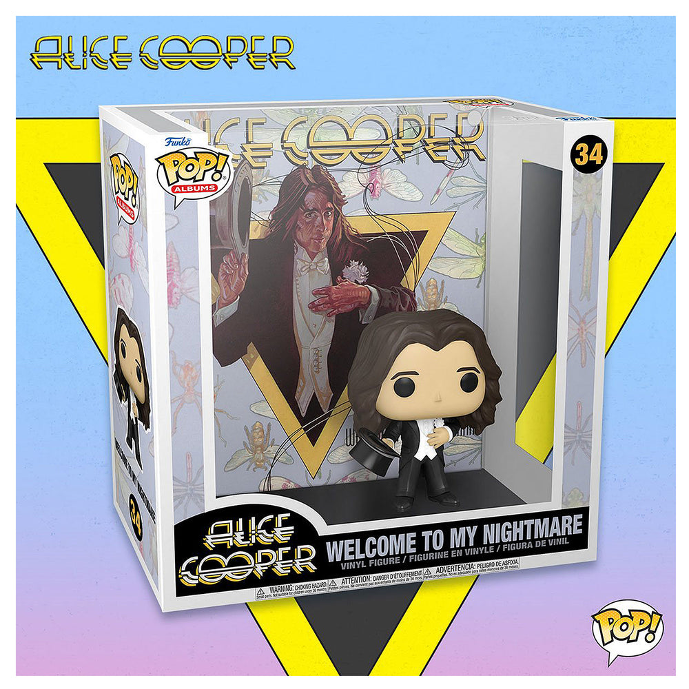 Alice Cooper 2022 Funko Handpicked Welcome To My Nightmare Pop! Albums #34