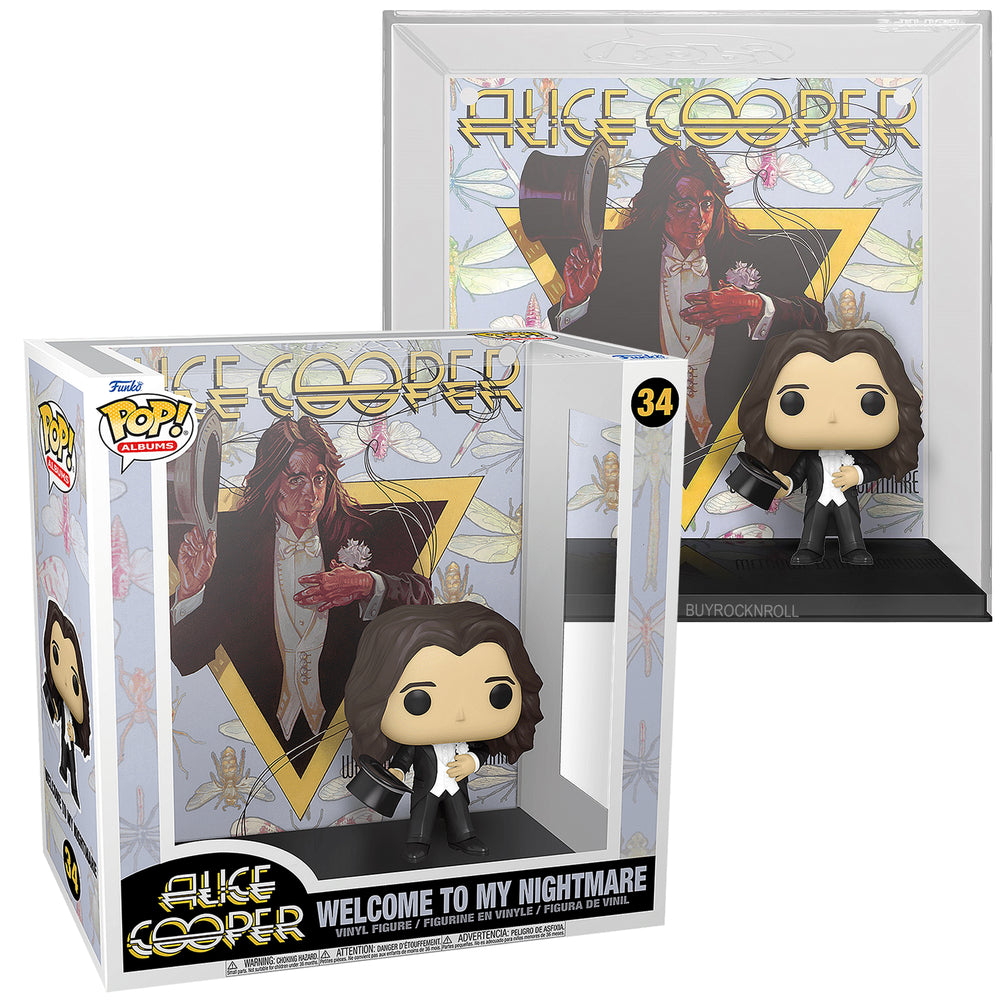 Alice Cooper 2022 Funko Handpicked Welcome To My Nightmare Pop! Albums #34