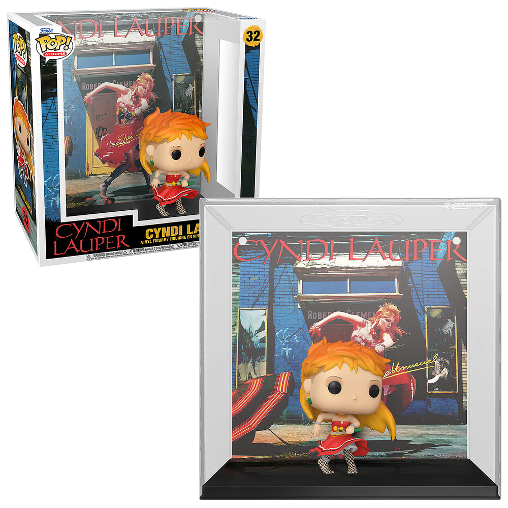 Cyndi Lauper Collectible Handpicked Funko POP! Albums: She's So Unusual #32 Cover & Figure