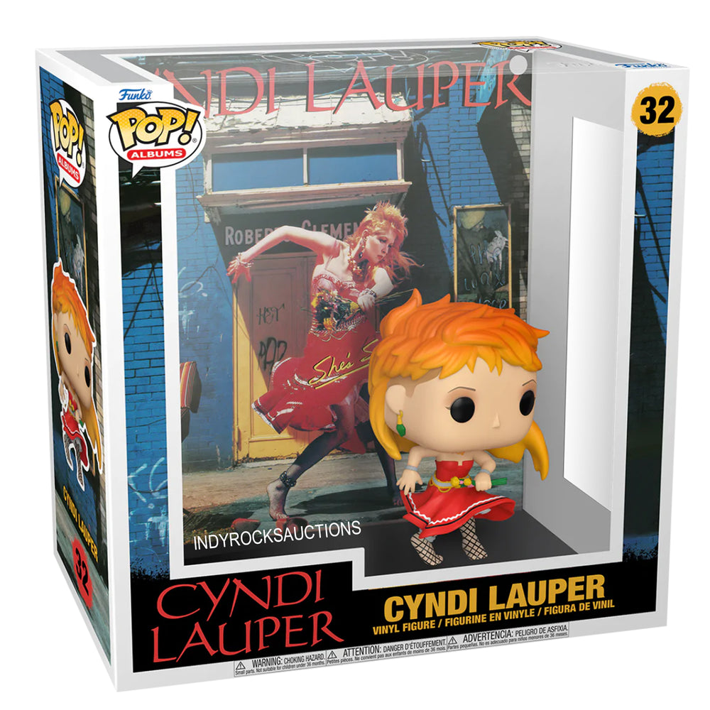 Cyndi Lauper Collectible Handpicked Funko POP! Albums: She's So Unusual #32 Cover & Figure