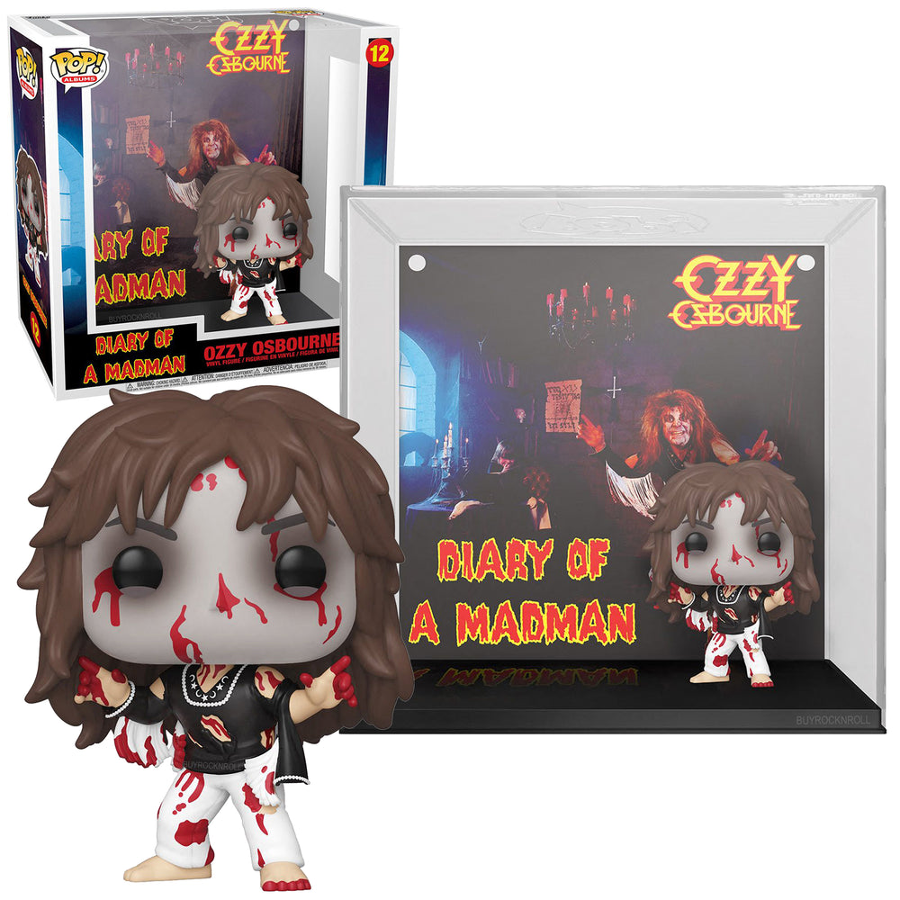 Ozzy Osbourne Collectible Handpicked 2021 Funko Pop Albums Diary of a Madman Ozzy Figure #12