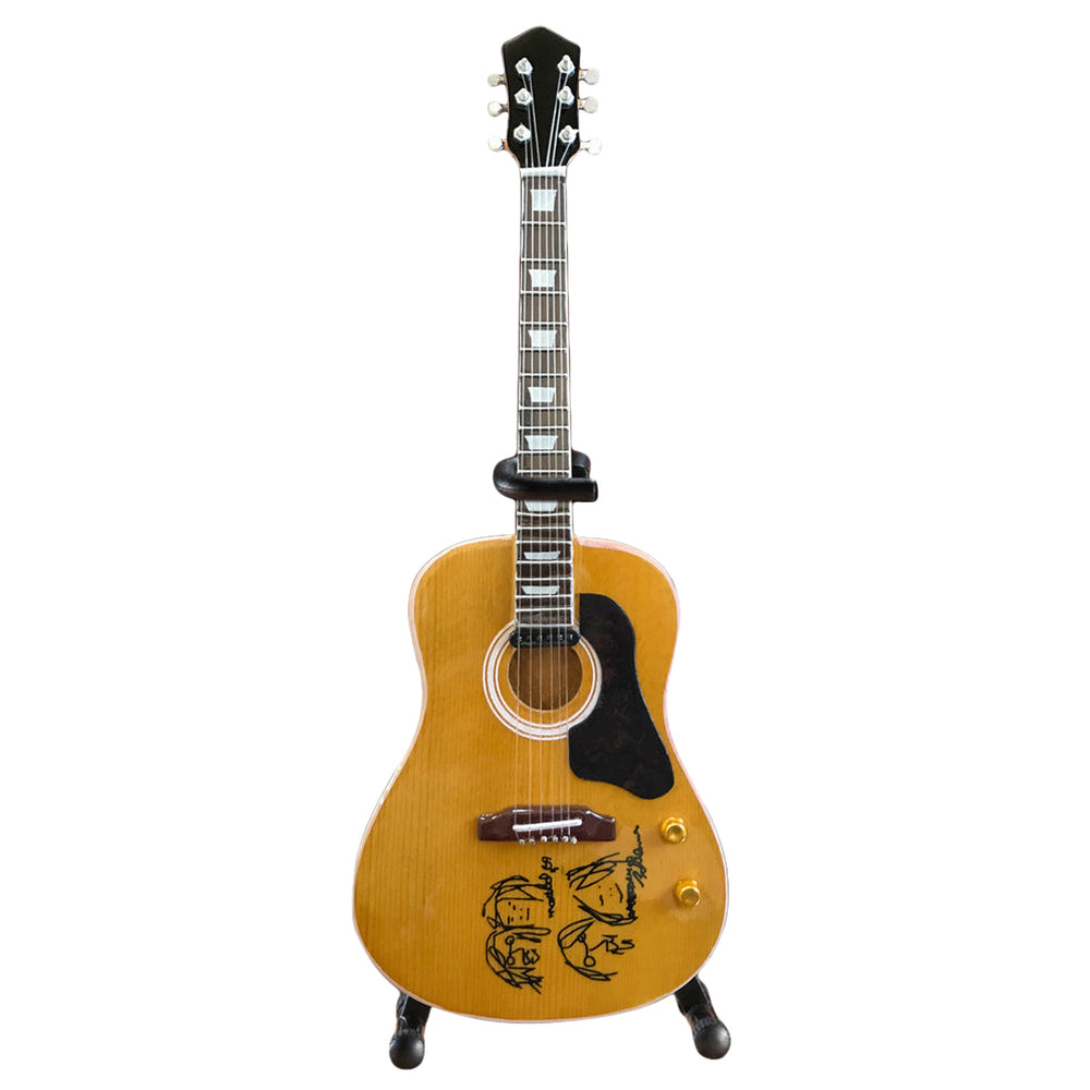 John Lennon “Give Peace a Chance” Mini Acoustic Guitar Replica - Fab Four