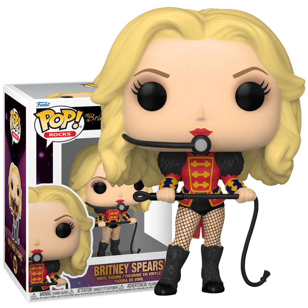 Britney Spears Collectible Handpicked 2022 Funko Pop Rocks Ringleader Figure #262 in Protector