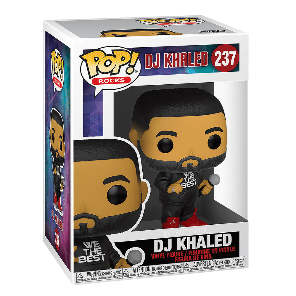 DJ Khaled 2021 Handpicked Funko Pop Rocks Figure #237 in Protector