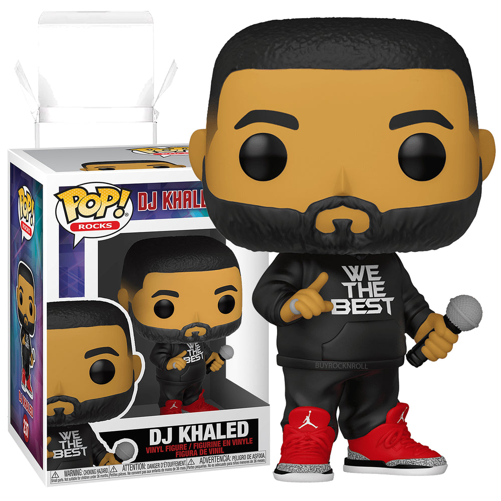 DJ Khaled 2021 Handpicked Funko Pop Rocks Figure #237 in Protector