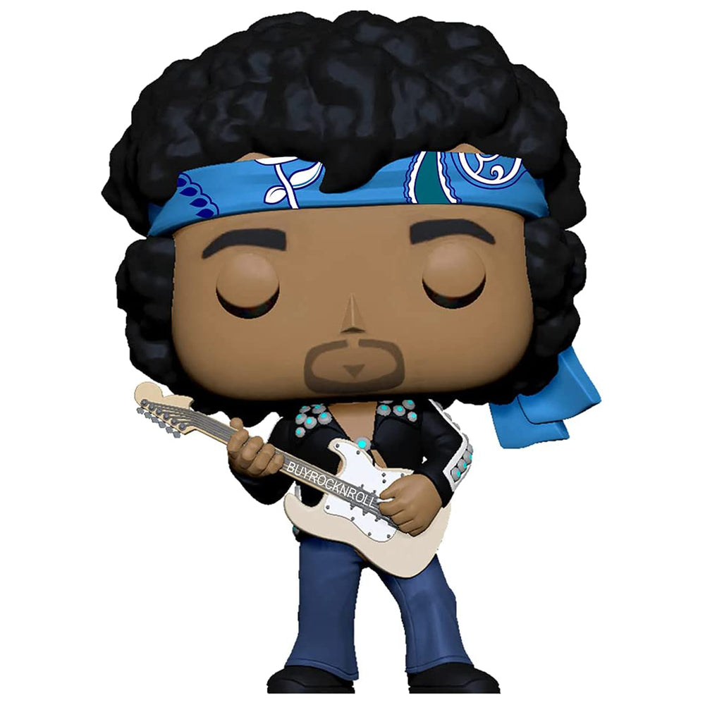 Jimi Hendrix Collectible 2021 Handpicked Funko Pop Rocks Maui Figure #244 in Stacks Protector
