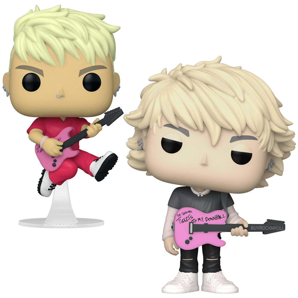 MGK Collectible Pop Rocks Tickets to my Downfall Set of 2 Machine Gun Kelly Figures #255 & #267