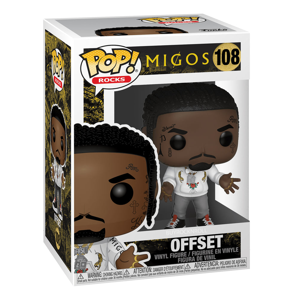 MIGOS 2020 Handpicked/Near Mint Funko POP Rocks Figure Set - Offset, Quavo, Takeoff - in Protectors