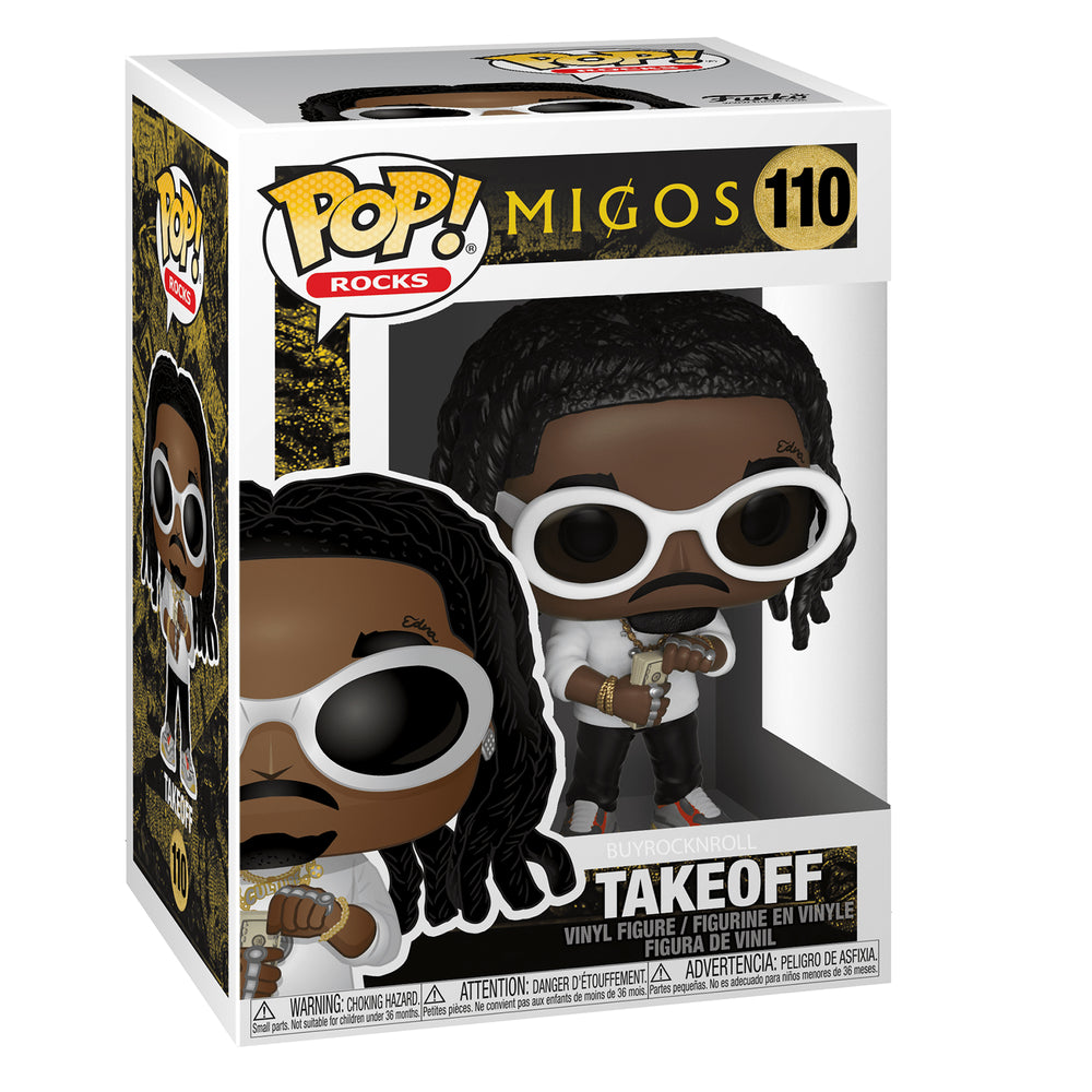 MIGOS 2020 Handpicked/Near Mint Funko POP Rocks Figure Set - Offset, Quavo, Takeoff - in Protectors