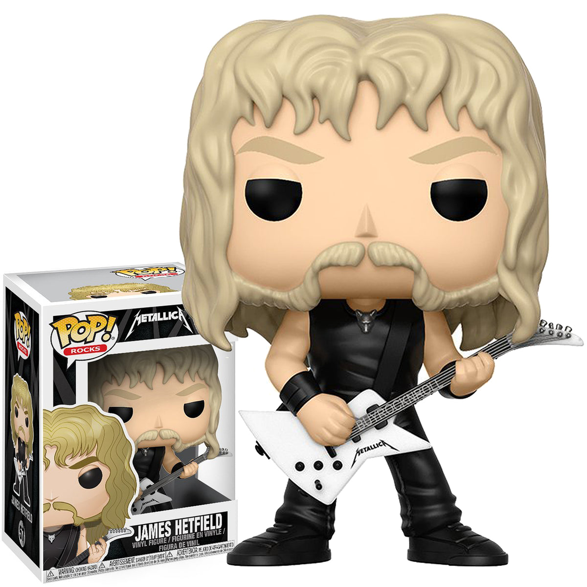 Metallica Collectible 2017 Handpicked Funko POP! Rocks James Hetfield Figure #57